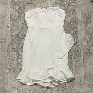 White Strapless Dress NWT